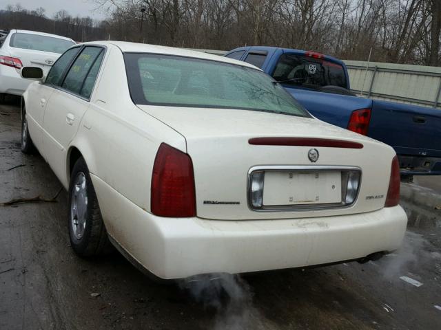 1G6KD54Y2YU280277 - 2000 CADILLAC DEVILLE WHITE photo 3