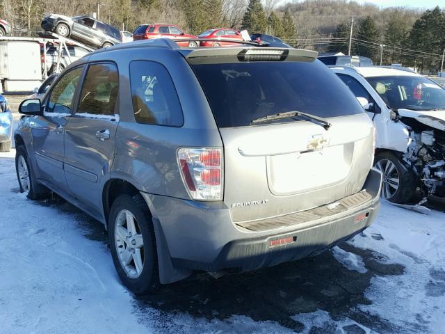 2CNDL63F556032254 - 2005 CHEVROLET EQUINOX LT GRAY photo 3