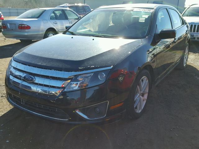 3FAHP0JA1AR234175 - 2010 FORD FUSION SEL BLACK photo 2