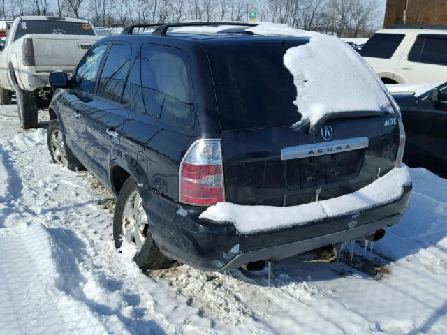 2HNYD18235H500945 - 2005 ACURA MDX GRAY photo 3