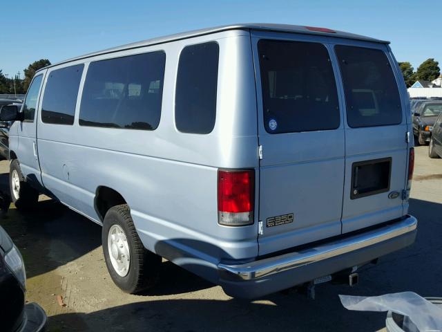 1FBSS31L1XHB68503 - 1999 FORD ECONOLINE BLUE photo 3