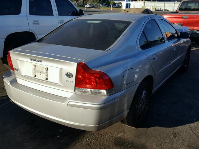 YV1RS592482699324 - 2008 VOLVO S60 2.5T SILVER photo 4