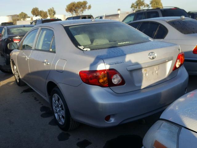 2T1BU4EE1AC519316 - 2010 TOYOTA COROLLA LE 银色 照片 3