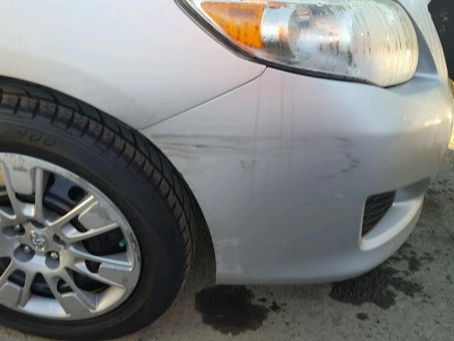 2T1BU4EE1AC519316 - 2010 TOYOTA COROLLA LE 银色 照片 9