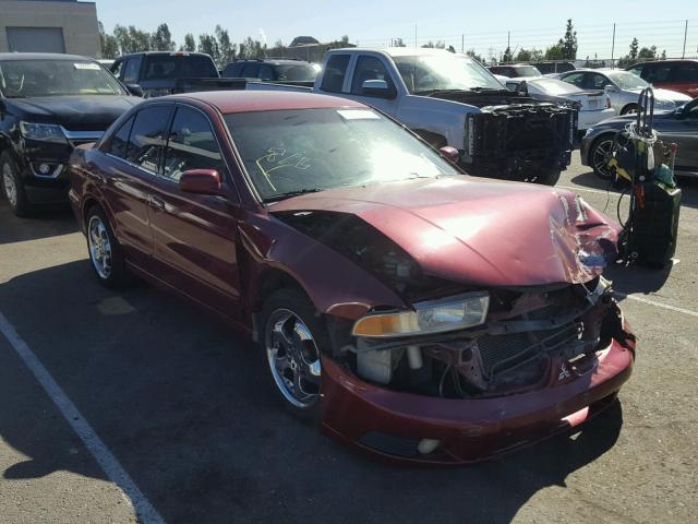 4A3AA46GX2E115267 - 2002 MITSUBISHI GALANT ES RED photo 1