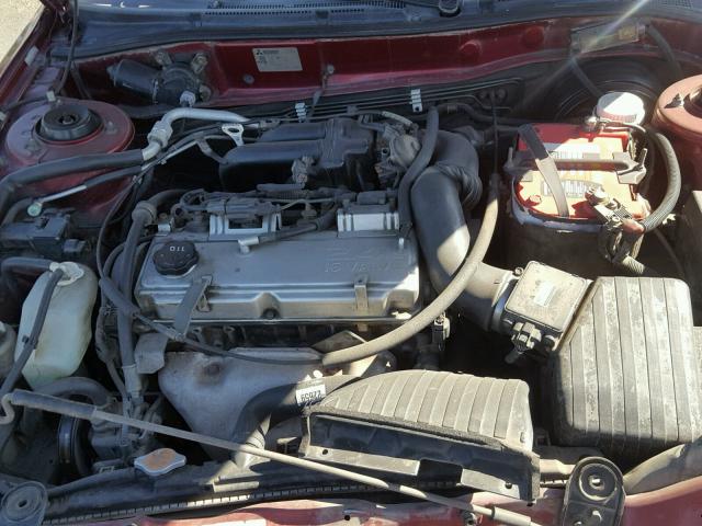 4A3AA46GX2E115267 - 2002 MITSUBISHI GALANT ES RED photo 7