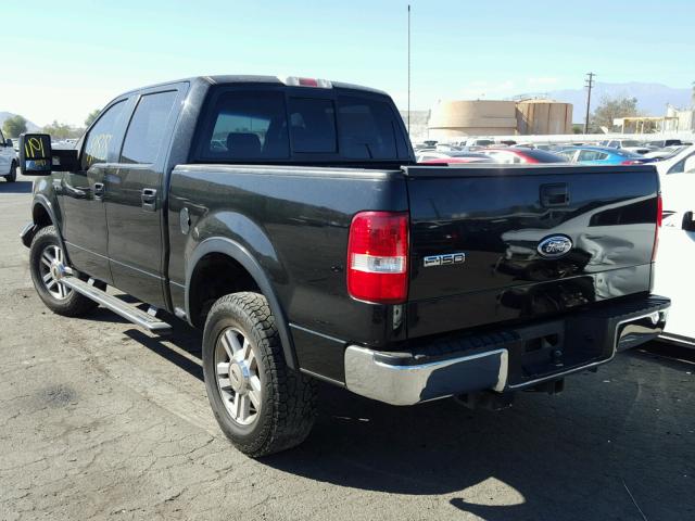 1FTPW12545KE67154 - 2005 FORD F150 SUPER BLACK photo 3