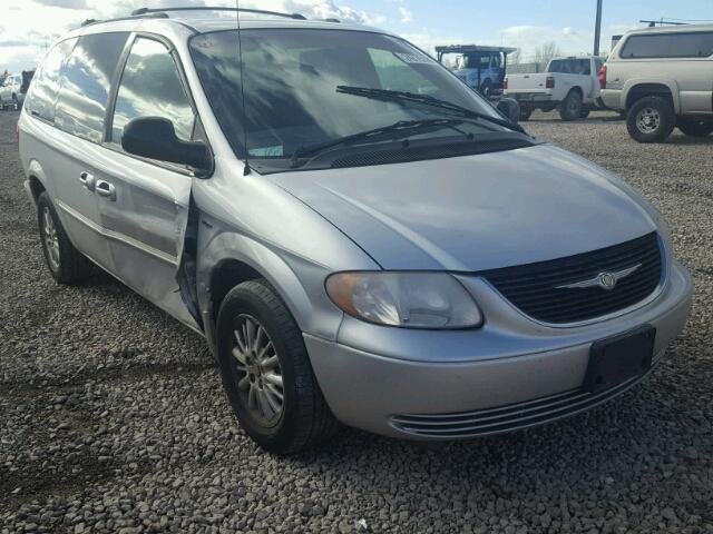 2C4GP74L82R724938 - 2002 CHRYSLER TOWN & COU SILVER photo 1