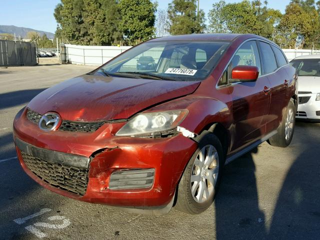 JM3ER29L780190130 - 2008 MAZDA CX-7 BURGUNDY photo 2