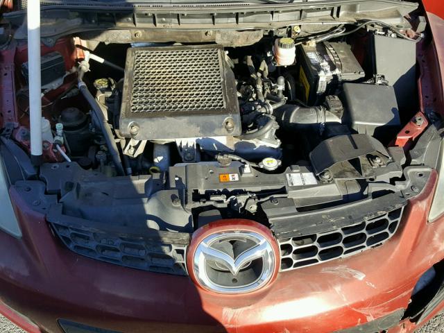 JM3ER29L780190130 - 2008 MAZDA CX-7 BURGUNDY photo 7