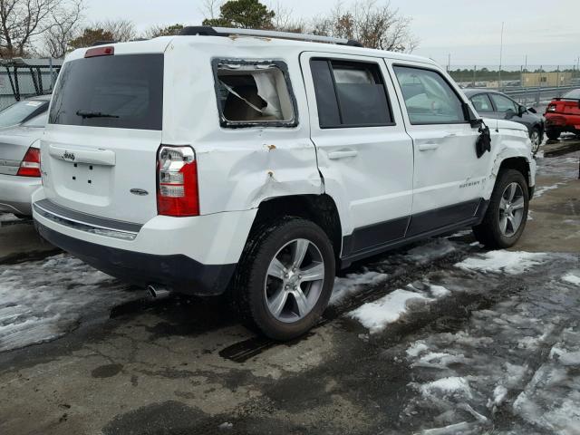 1C4NJRFBXHD112941 - 2017 JEEP PATRIOT LA WHITE photo 4