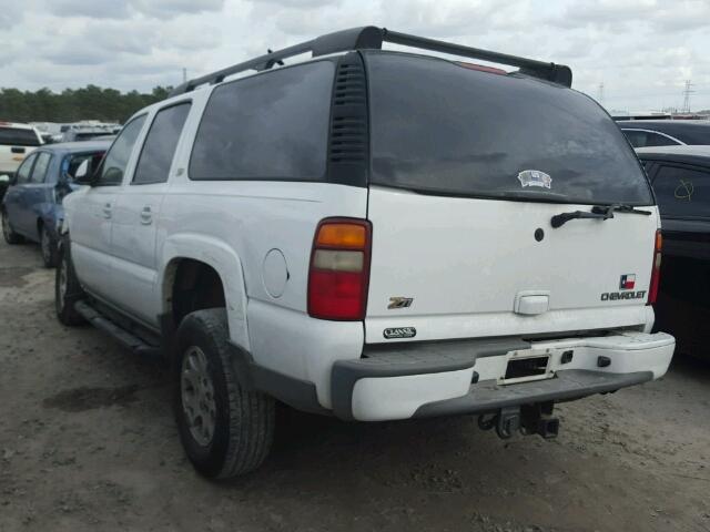 3GNFK16Z93G130592 - 2003 CHEVROLET SUBURBAN K WHITE photo 3