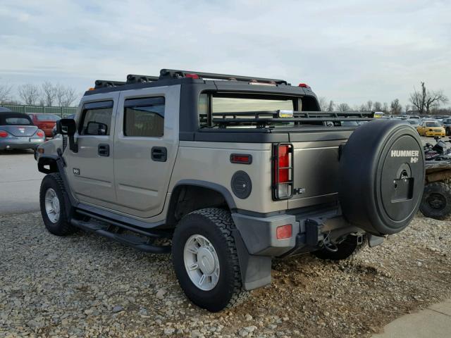 5GRGN22U86H120567 - 2006 HUMMER H2 SUT BEIGE photo 3