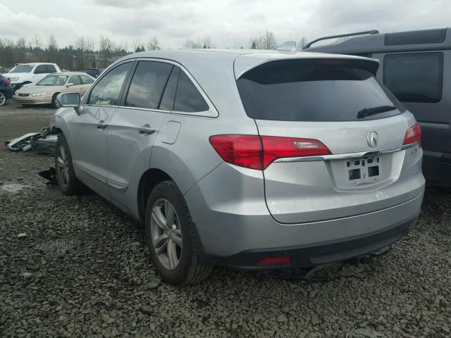 5J8TB4H59EL016221 - 2014 ACURA RDX TECHNO SILVER photo 3