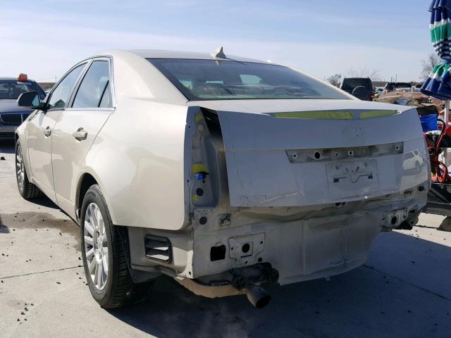 1G6DF5EY1B0110783 - 2011 CADILLAC CTS LUXURY WHITE photo 3