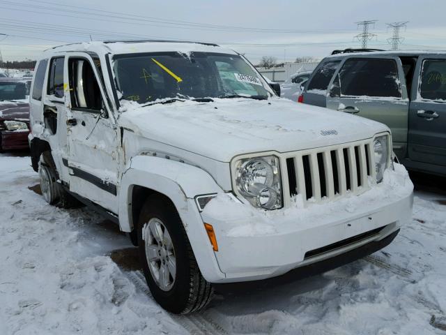 1C4PJMAK3CW126860 - 2012 JEEP LIBERTY SP WHITE photo 1