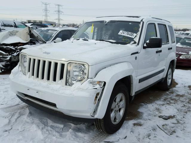 1C4PJMAK3CW126860 - 2012 JEEP LIBERTY SP WHITE photo 2