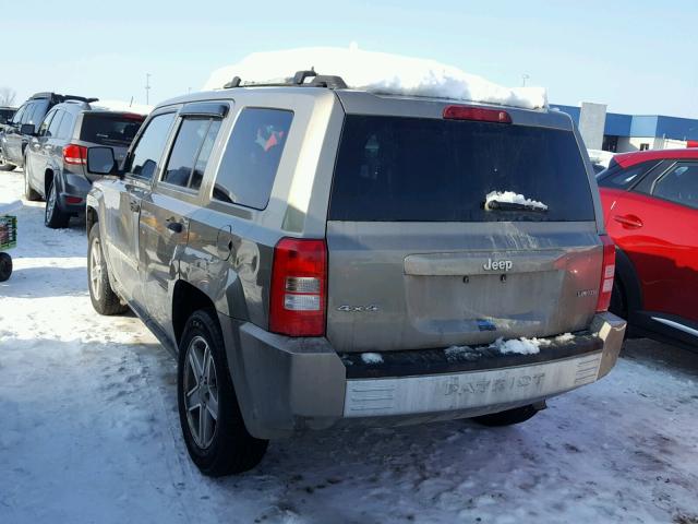 1J8FF48WX7D372207 - 2007 JEEP PATRIOT LI TAN photo 3