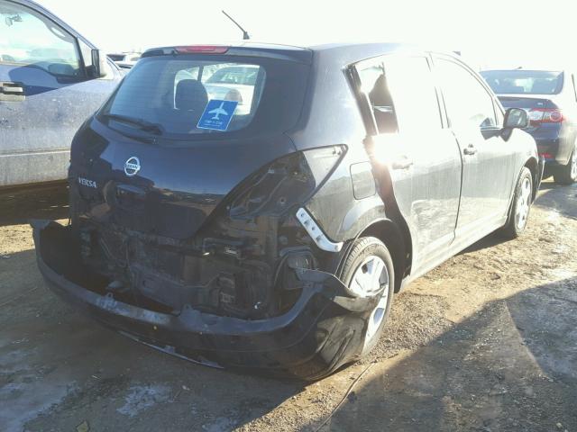 3N1BC1CP3BL501214 - 2011 NISSAN VERSA S BLACK photo 4