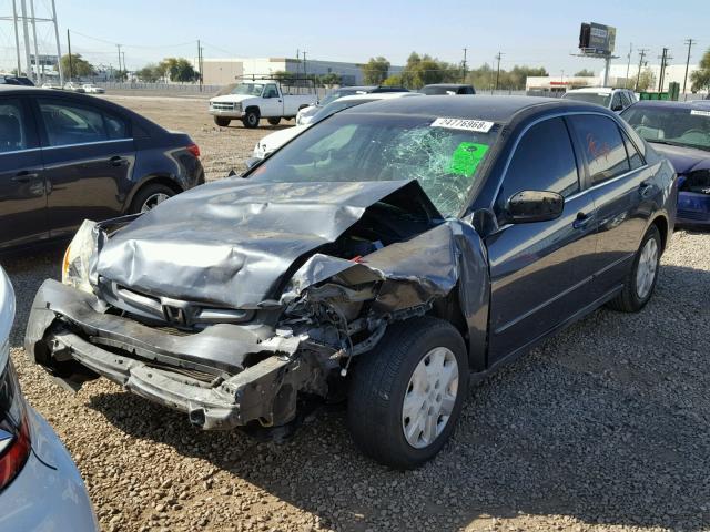 1HGCM56354A012260 - 2004 HONDA ACCORD LX GRAY photo 2