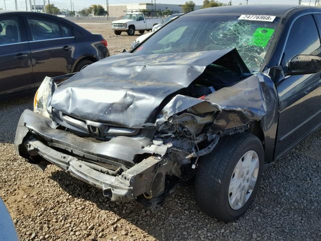 1HGCM56354A012260 - 2004 HONDA ACCORD LX GRAY photo 9