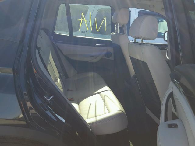 5UXWX5C52BL706476 - 2011 BMW X3 XDRIVE2 BLACK photo 6