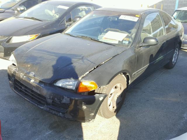 2HGEJ1228SH547489 - 1995 HONDA CIVIC EX შავი ფოტო 2