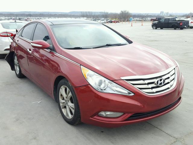 5NPEC4ACXDH574515 - 2013 HYUNDAI SONATA SE RED photo 1