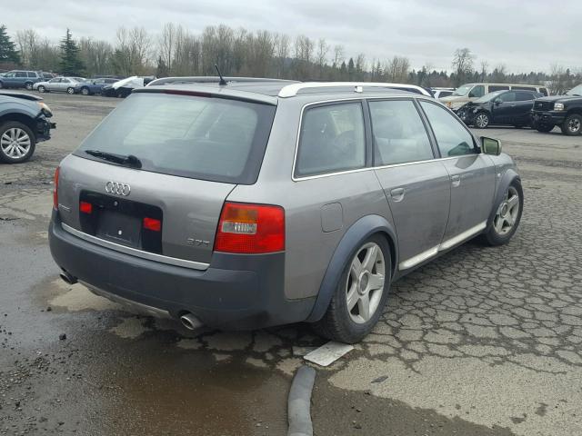 WA1YD64B93N051844 - 2003 AUDI ALLROAD GRAY photo 4