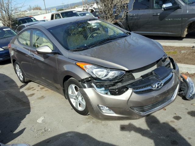 5NPDH4AE2DH274918 - 2013 HYUNDAI ELANTRA GL GOLD photo 1