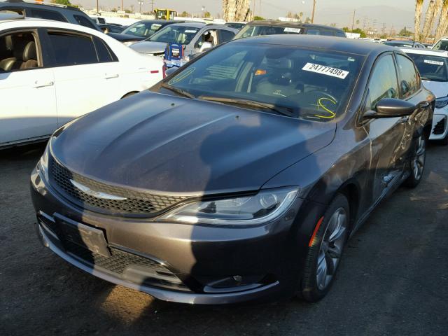 1C3CCCBB8FN533556 - 2015 CHRYSLER 200 S GRAY photo 2