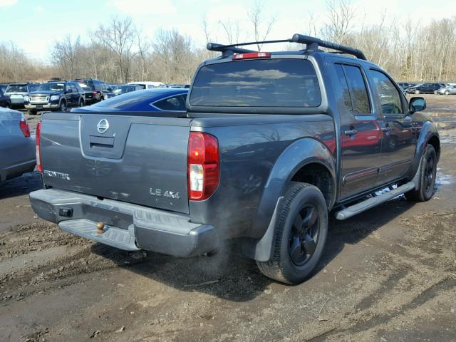 1N6AD07W15C450780 - 2005 NISSAN FRONTIER C SILVER photo 4