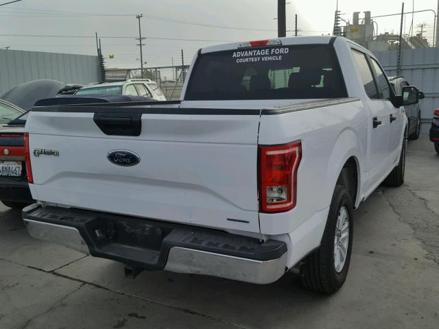 1FTEW1CF8FKF18154 - 2015 FORD F150 SUPER WHITE photo 4