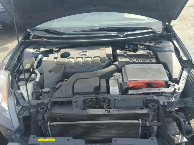 1N4CL21E69C122017 - 2009 NISSAN ALTIMA HYB GRAY photo 7