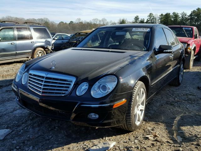 WDBUF56X68B359157 - 2008 MERCEDES-BENZ E 350 BLACK photo 2