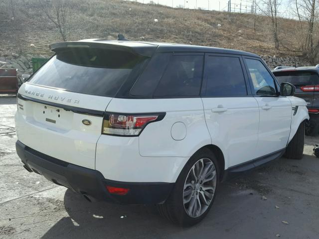 SALWR2EF8GA102698 - 2016 LAND ROVER RANGE ROVE WHITE photo 4