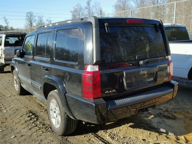 1J8HG48P17C691287 - 2007 JEEP COMMANDER შავი ფოტო 3