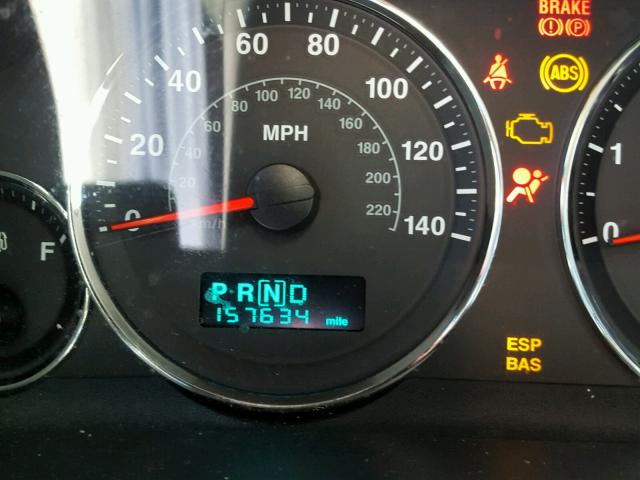 1J8HG48P17C691287 - 2007 JEEP COMMANDER შავი ფოტო 8