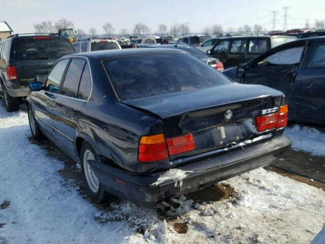 WBAHE2326RGE88971 - 1994 BMW 530 I AUTO BLUE photo 3