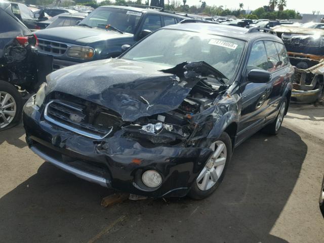 4S4BP61C466309973 - 2006 SUBARU LEGACY OUT BLACK photo 2