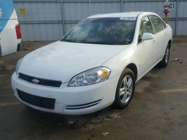 2G1WB55KX79398614 - 2007 CHEVROLET IMPALA LS WHITE photo 2