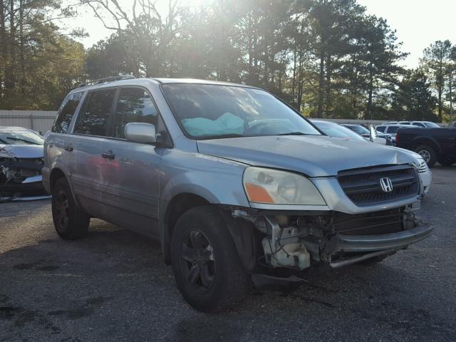 2HKYF18683H527212 - 2003 HONDA PILOT EXL TEAL photo 1