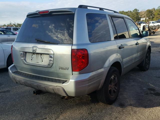 2HKYF18683H527212 - 2003 HONDA PILOT EXL TEAL photo 4