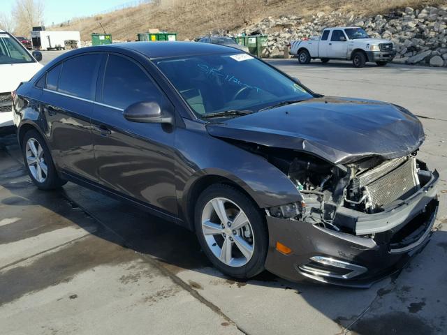 1G1PE5SB4F7297777 - 2015 CHEVROLET CRUZE LT CHARCOAL photo 1