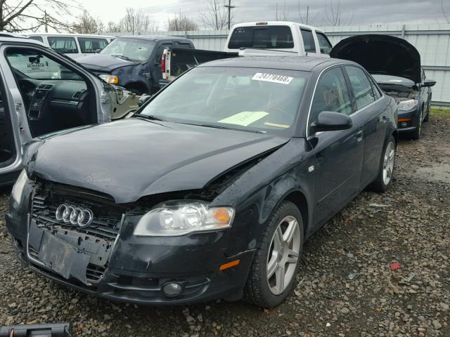 WAUDF78E77A163156 - 2007 AUDI A4 2.0T QU BLACK photo 2