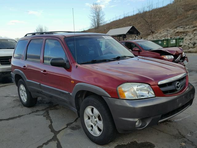 4F2CZ94194KM20201 - 2004 MAZDA TRIBUTE LX MAROON photo 1