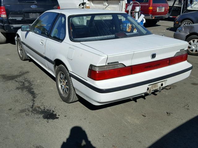 JHMBA4229LC013925 - 1990 HONDA PRELUDE 2. WHITE photo 3