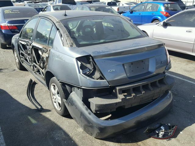 1G8AJ55F17Z157466 - 2007 SATURN ION LEVEL CHARCOAL photo 3