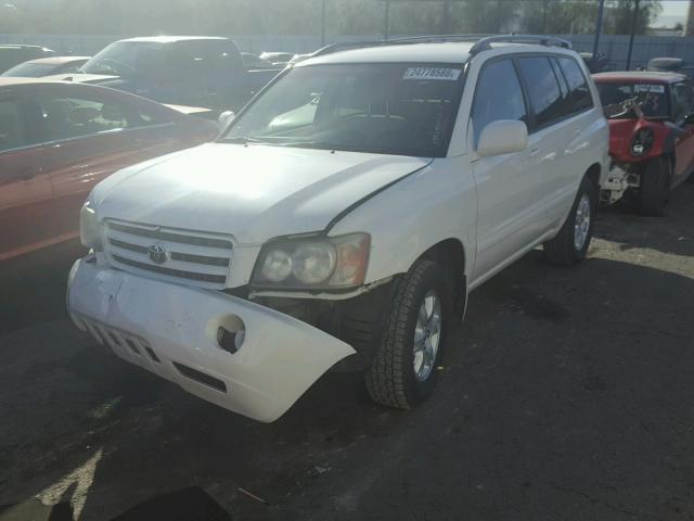 JTEGF21A410022791 - 2001 TOYOTA HIGHLANDER WHITE photo 2