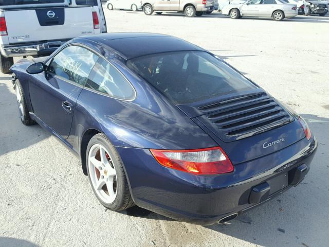 WP0AA29986S715362 - 2006 PORSCHE 911 CARRER BLUE photo 3